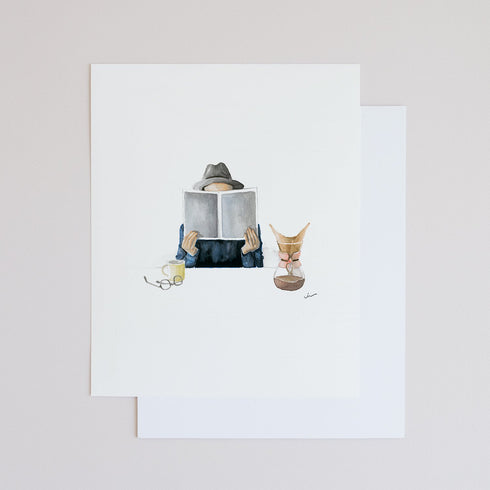 MORNING COFFEE ARCHIVAL GICLEE ART PRINT